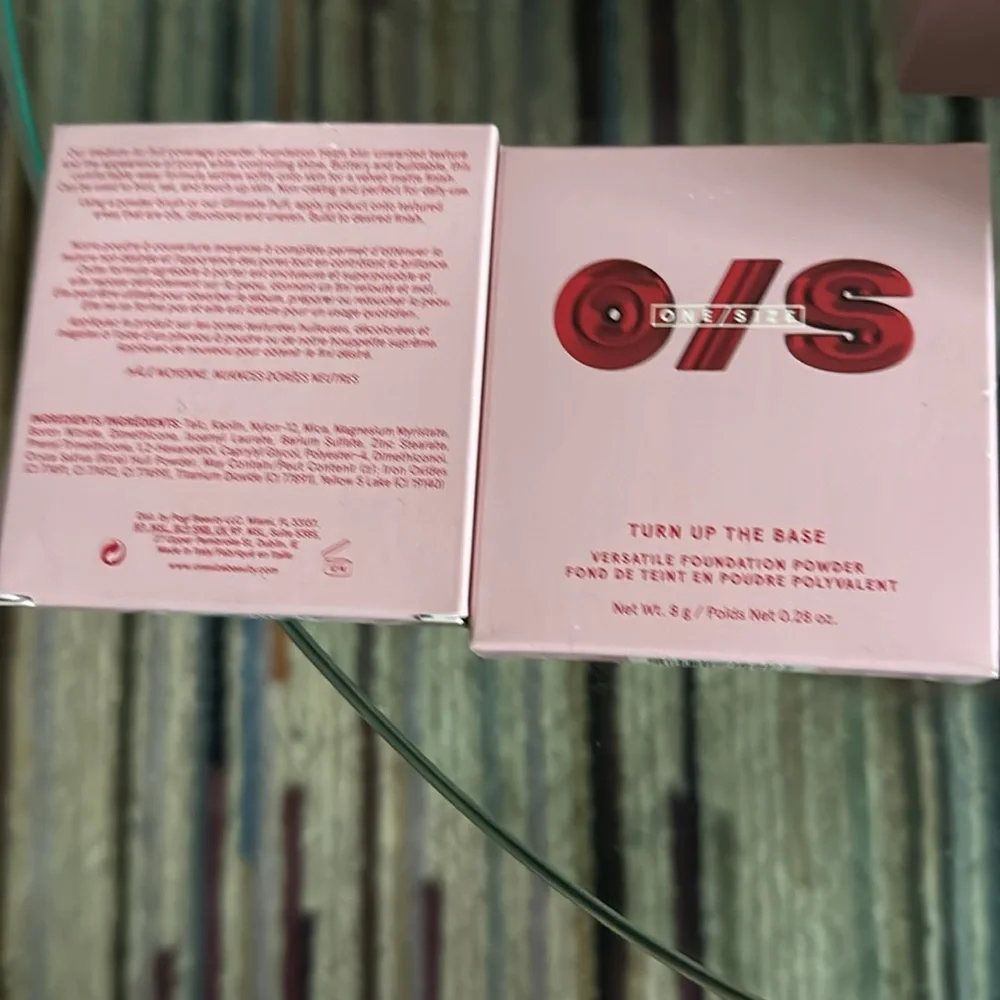 One Size O/S Powder Foundation medium 3 Turn Up The Base
